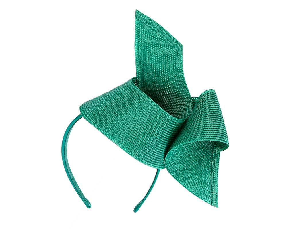 Fascinators Online - Stylish teal Australian Made racing fascinator by Max Alexander