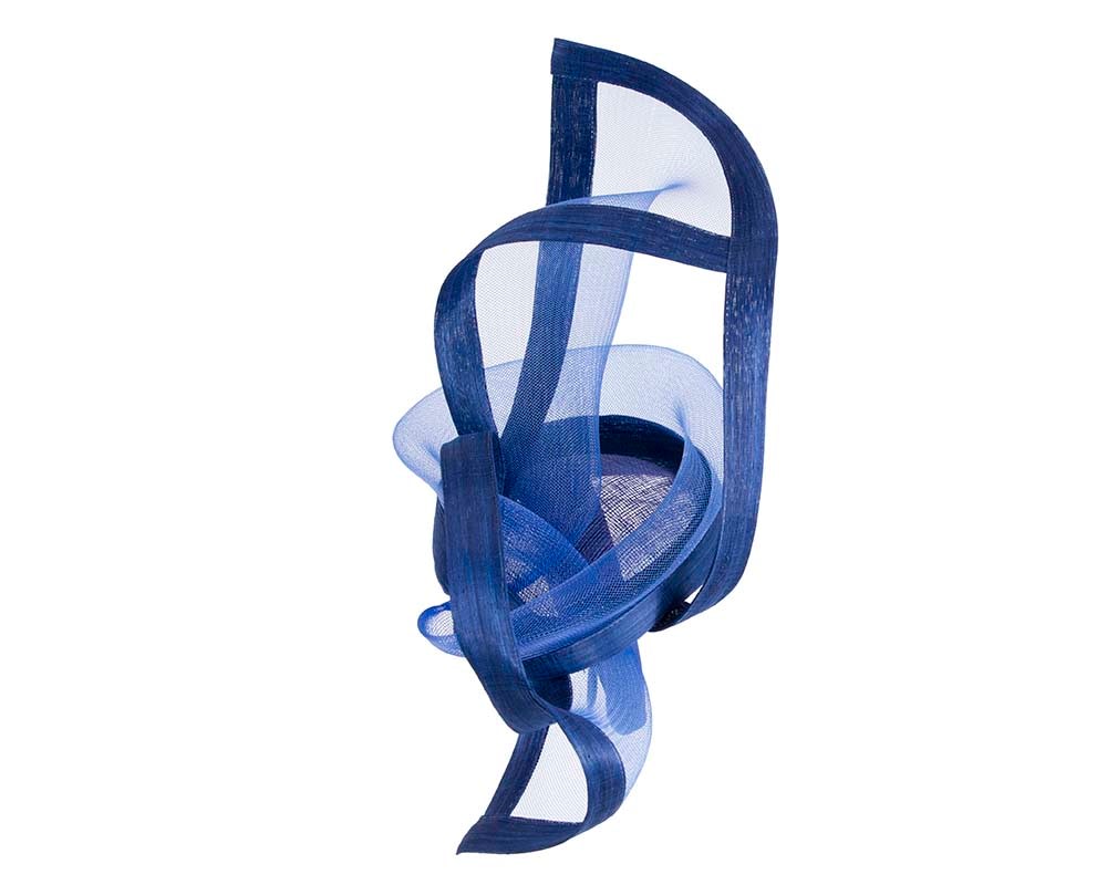 Edgy royal blue fascinator by Fillies Collection - Fascinators Online Edgy royal blue fascinator by Fillies Collection - Image 3