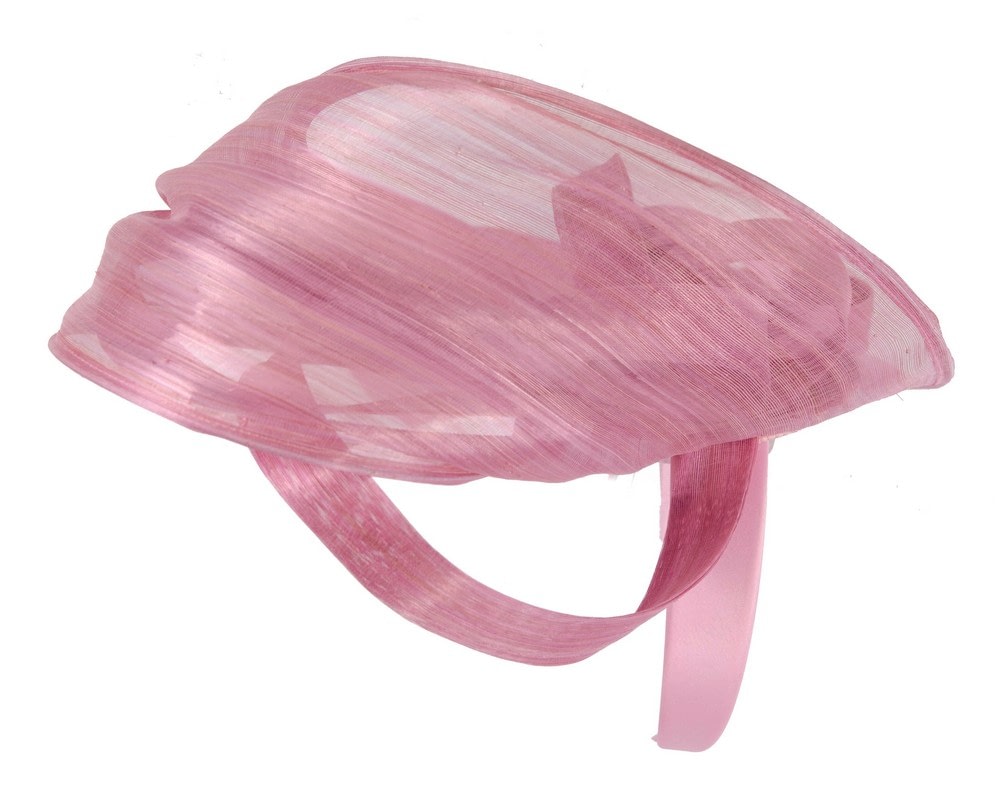 Large dusty pink fascinator by Fillies Collection - Image 3