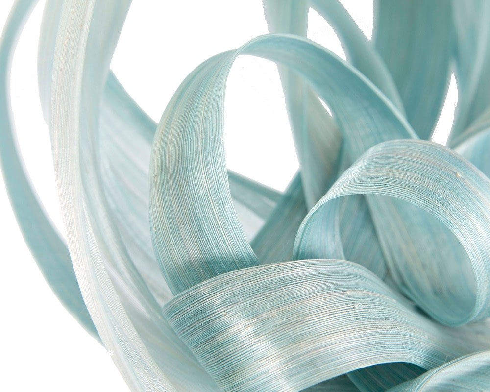 Large light blue fascinator by Fillies Collection - Fascinators Online Large light blue fascinator by Fillies Collection - Image 5