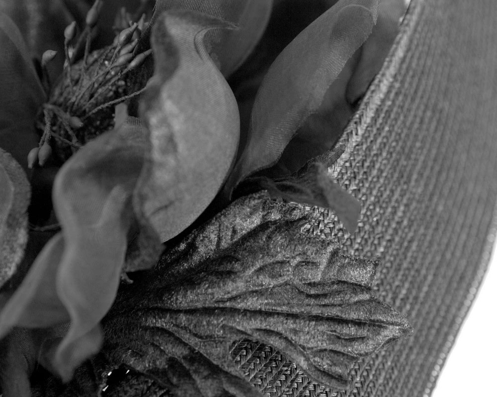 Large black fascinator by Fillies Collection - Image 5