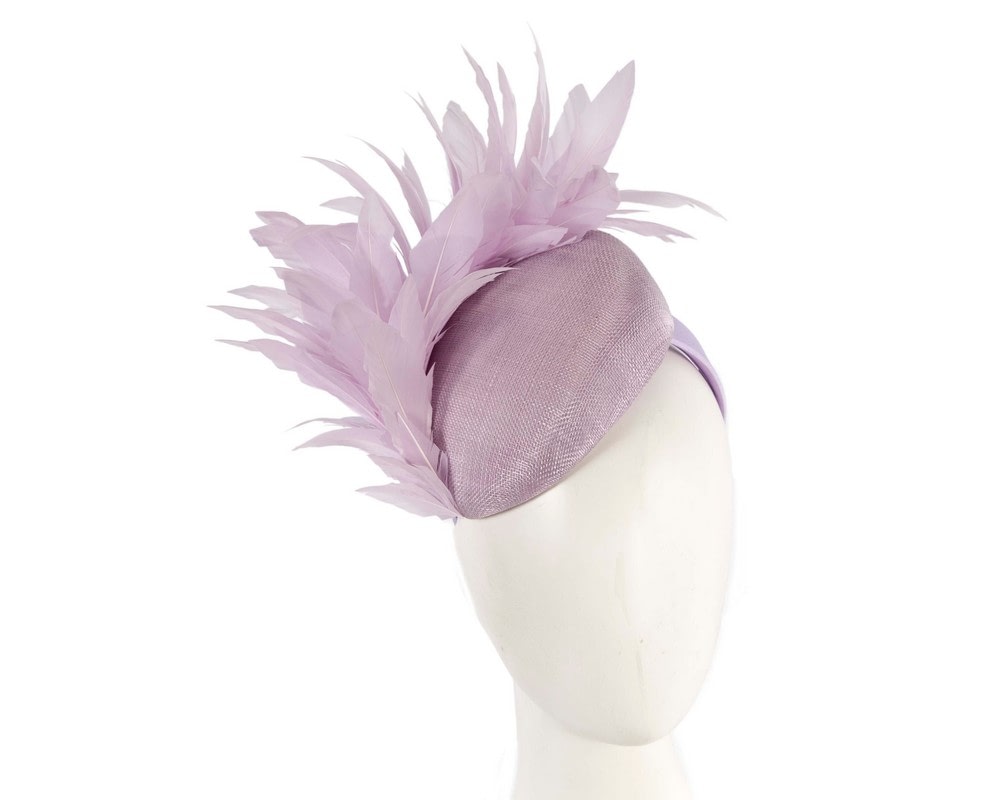 Fascinators Online - Lilac feather fascinator by Fillies Collection