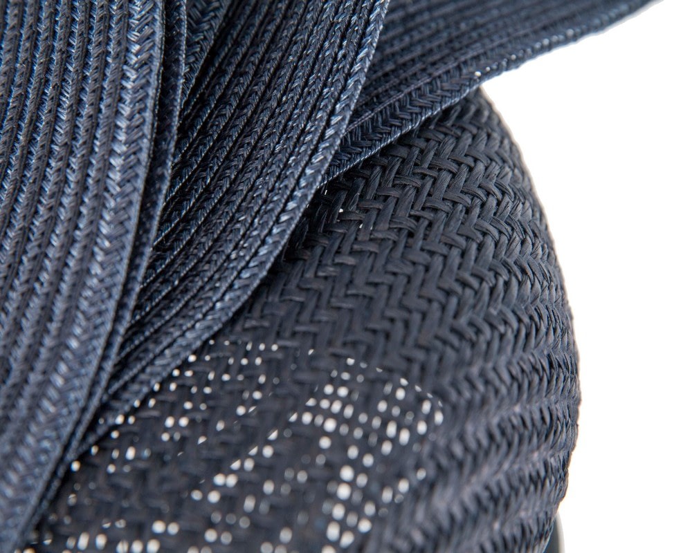 Navy racing pillbox fascinator by Fillies Collection - Fascinators Online Navy racing pillbox fascinator by Fillies Collection - Image 5