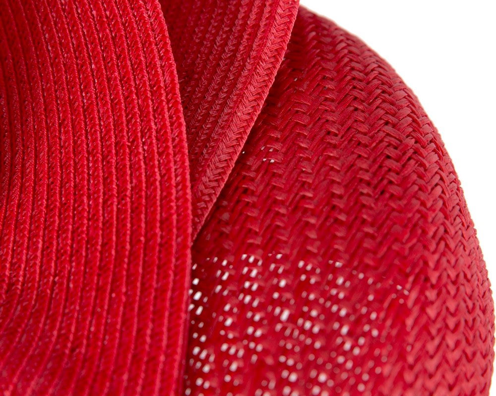 Red racing pillbox fascinator by Fillies Collection - Fascinators Online Red racing pillbox fascinator by Fillies Collection - Image 5