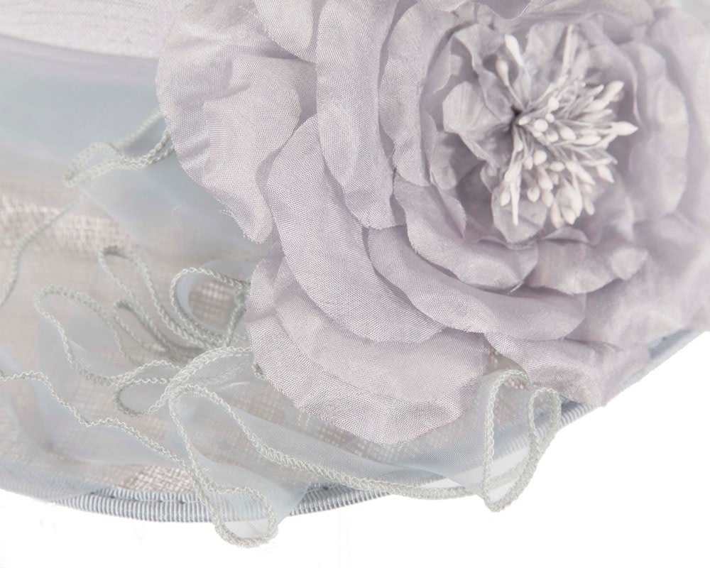 Blue cloche hat by Max Alexander - Fascinators Online Blue cloche hat by Max Alexander - Image 4