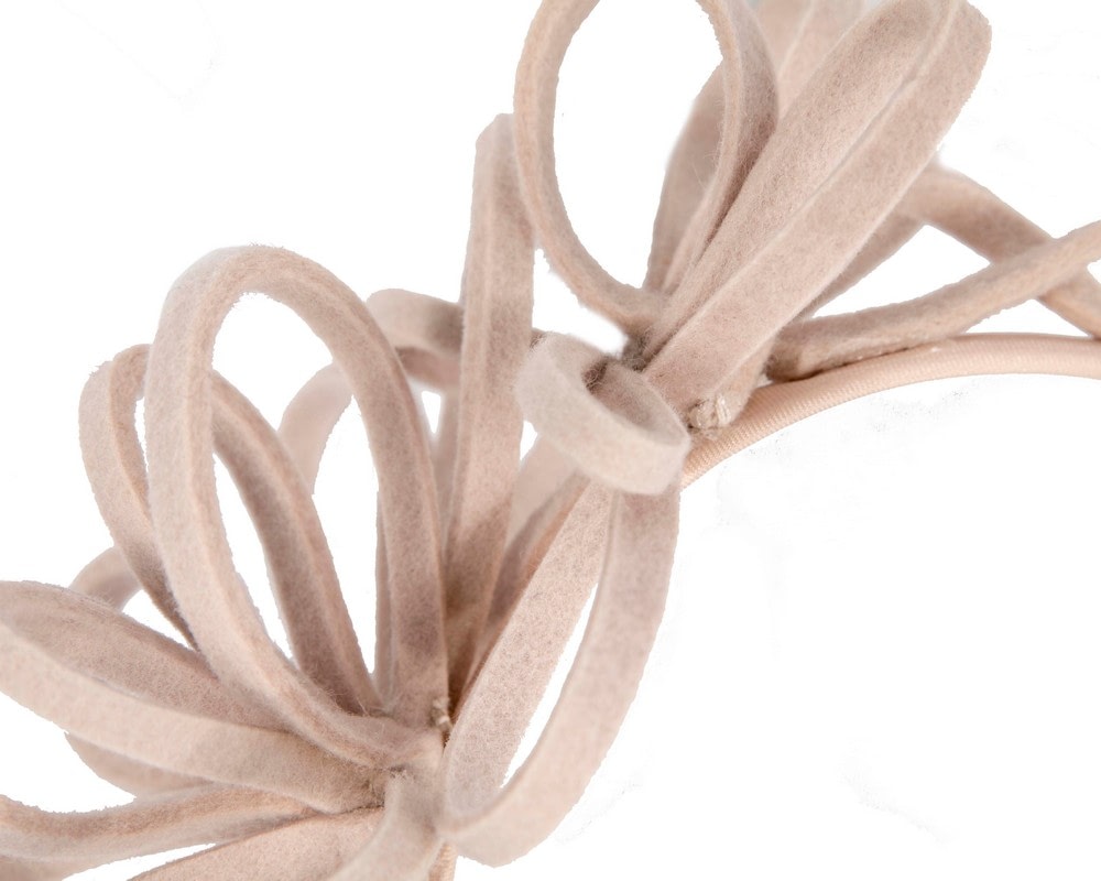 Sand felt loops winter fascinators - Image 3