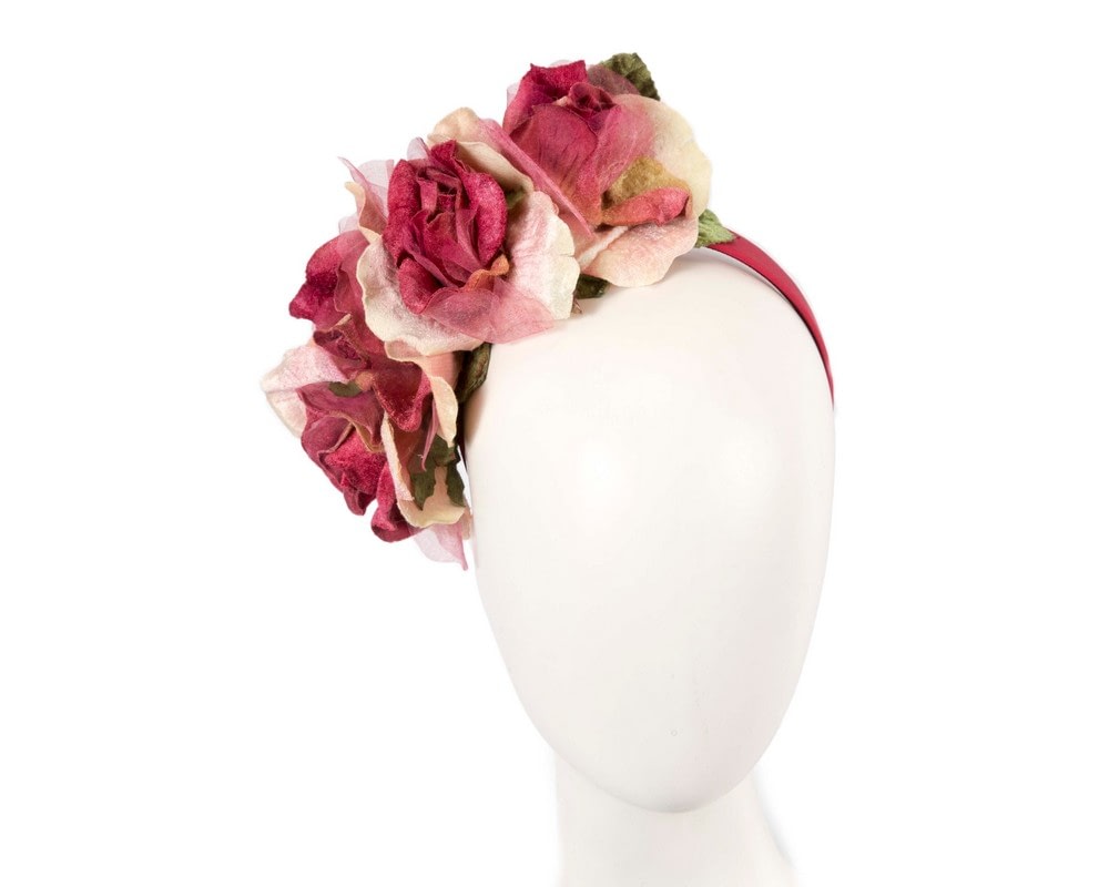 Fascinators Online - Multi-color flower headband by Max Alexander