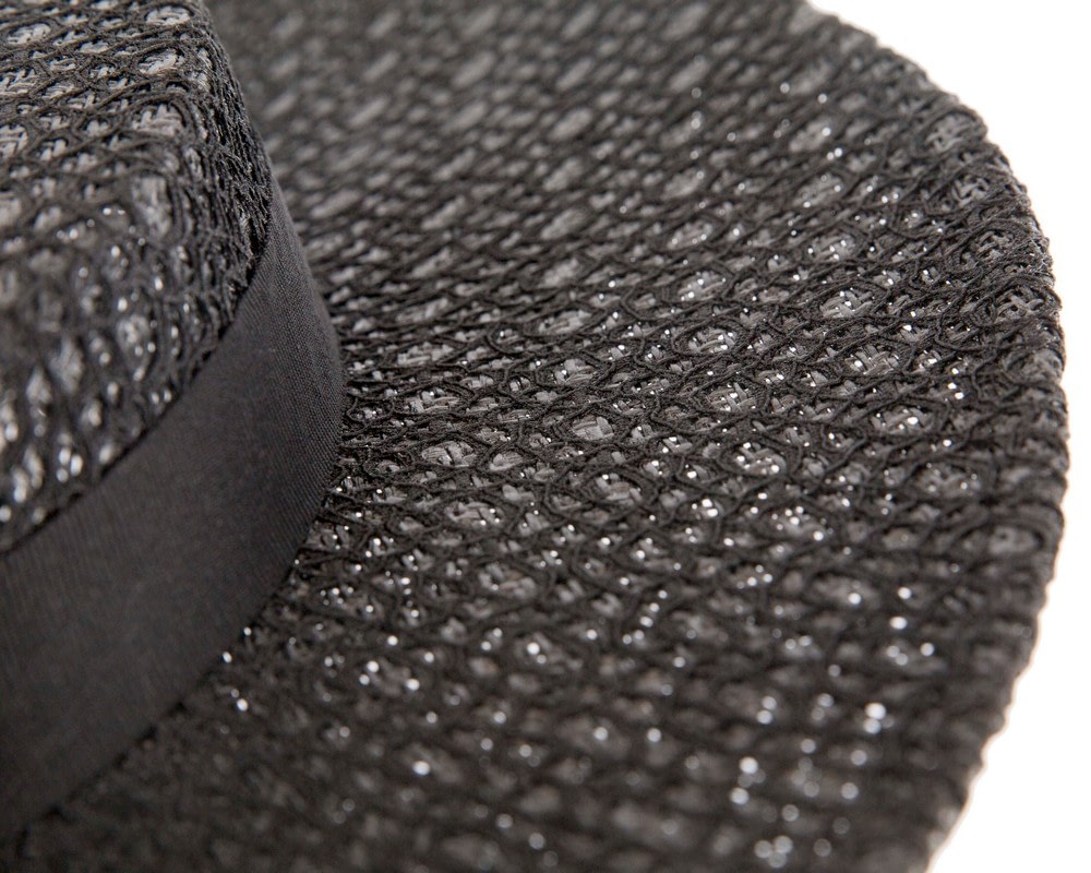 Max Alexander Black Boater Hat - Image 5