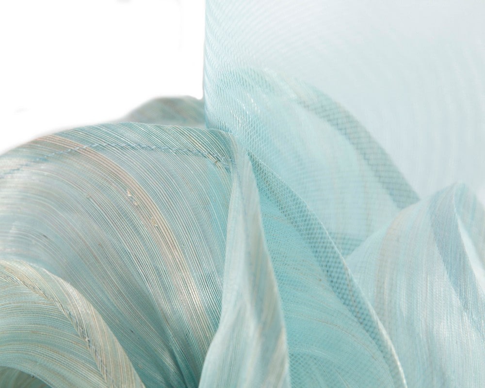 Tall Light Blue Fillies Collection fascinator - Image 3