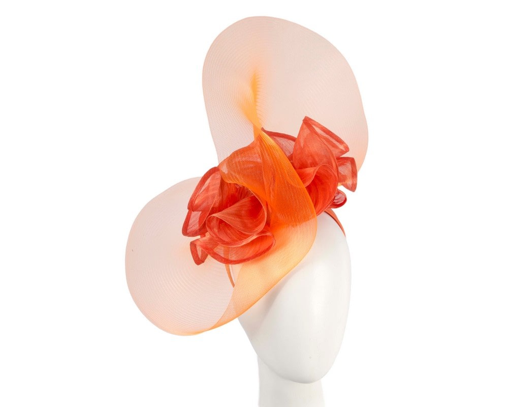 Fascinators Online - Tall orange Fillies Collection fascinator