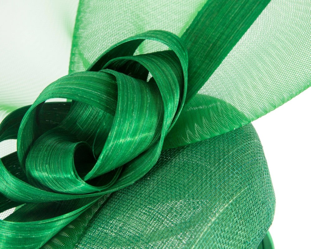 Bespoke green spring racing fascinator by Fillies Collection - Image 5