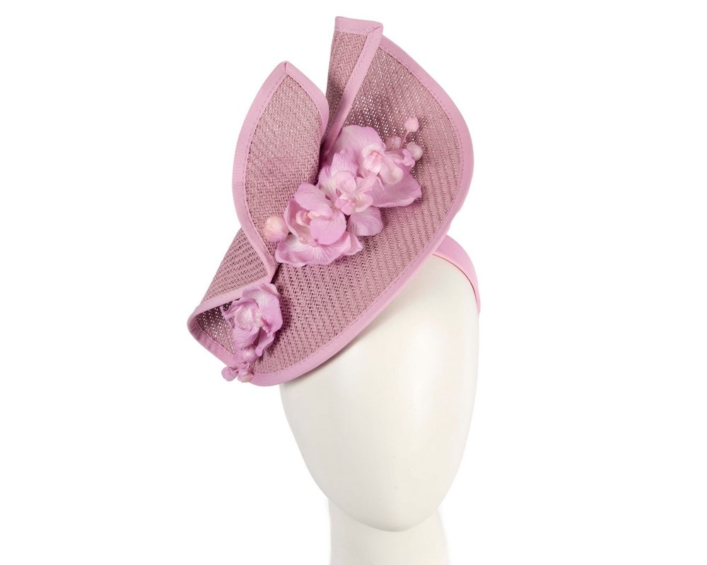 Fascinators Online - Lilac fascinator with orchid by Fillies Collection