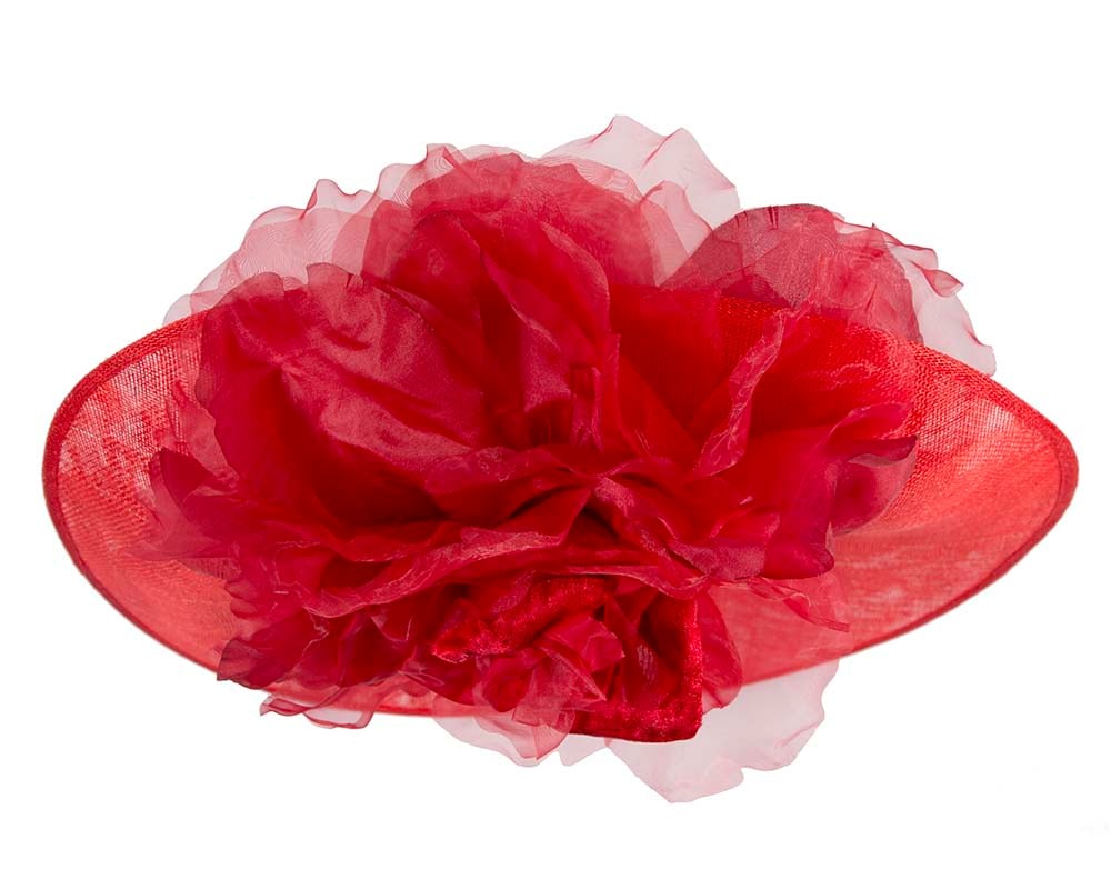 Large Fillies Collection Red Fascinator Hat - Image 6