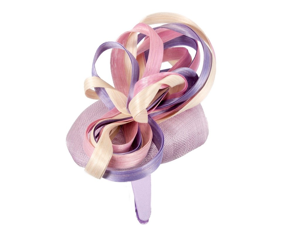 Vibrant multicolor pillbox fascinator by Fillies Collection S302LICPI - Fascinators Online Vibrant multicolor pillbox fascinator by Fillies Collection S302LICPI - Image 3