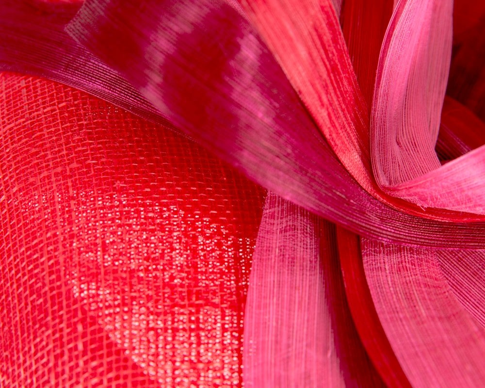 Vibrant multicolor pillbox fascinator by Fillies Collection S302RWPI - Image 5