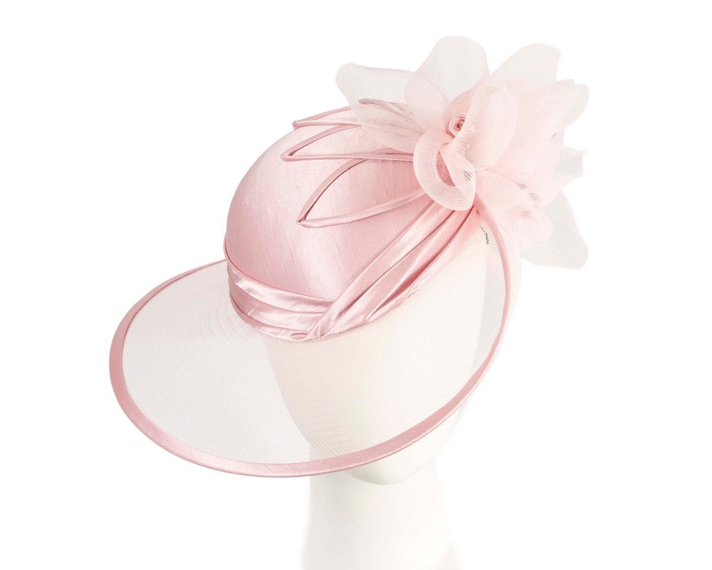Fascinators Online - Custom Made Pink Special Occasion Hat