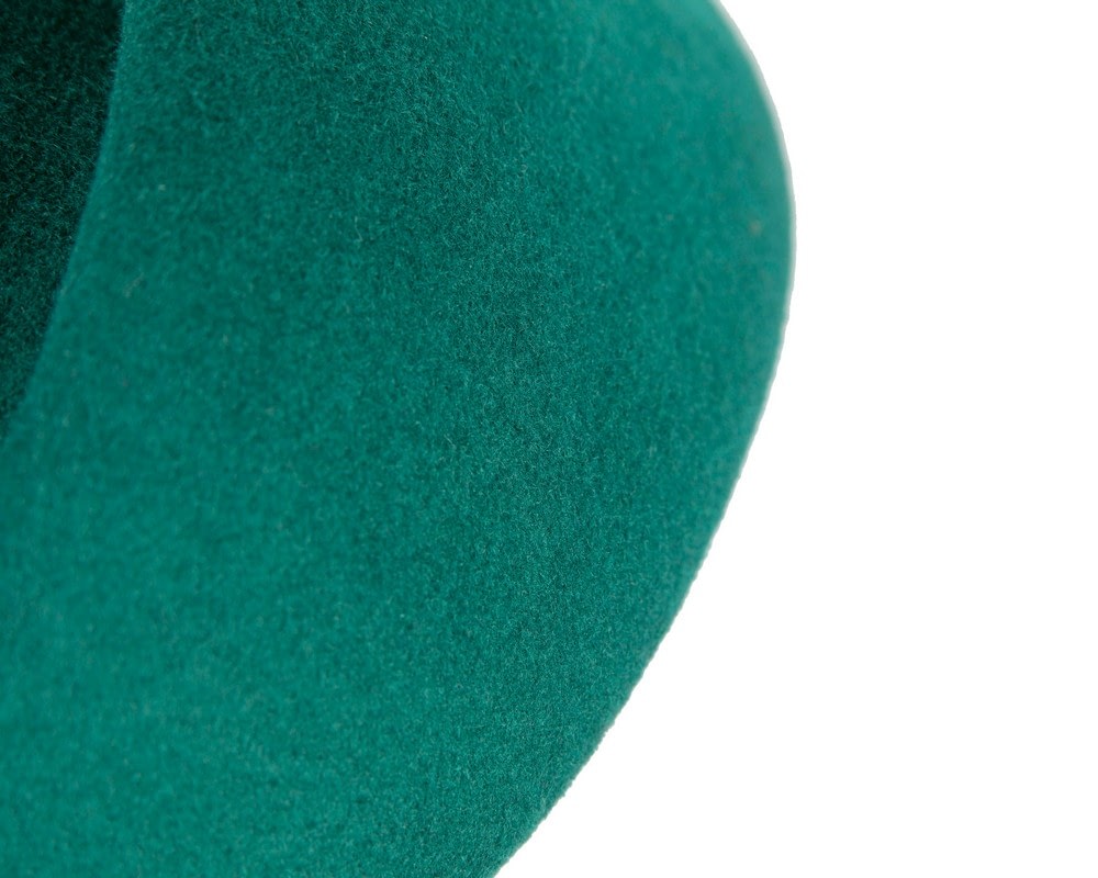 Designers green felt winter fashion hat by Max Alexander - Fascinators Online Designers green felt winter fashion hat by Max Alexander - Image 5
