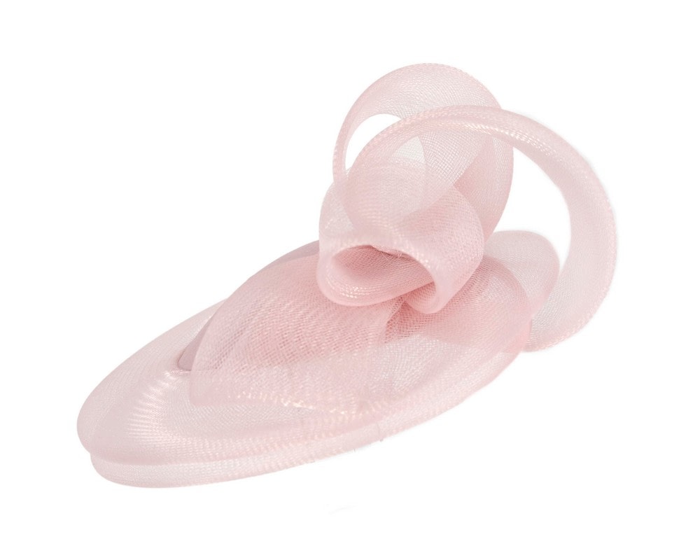 Pink custom made cocktail hat by Cupids Millinery - Fascinators Online Pink custom made cocktail hat by Cupids Millinery - Image 3