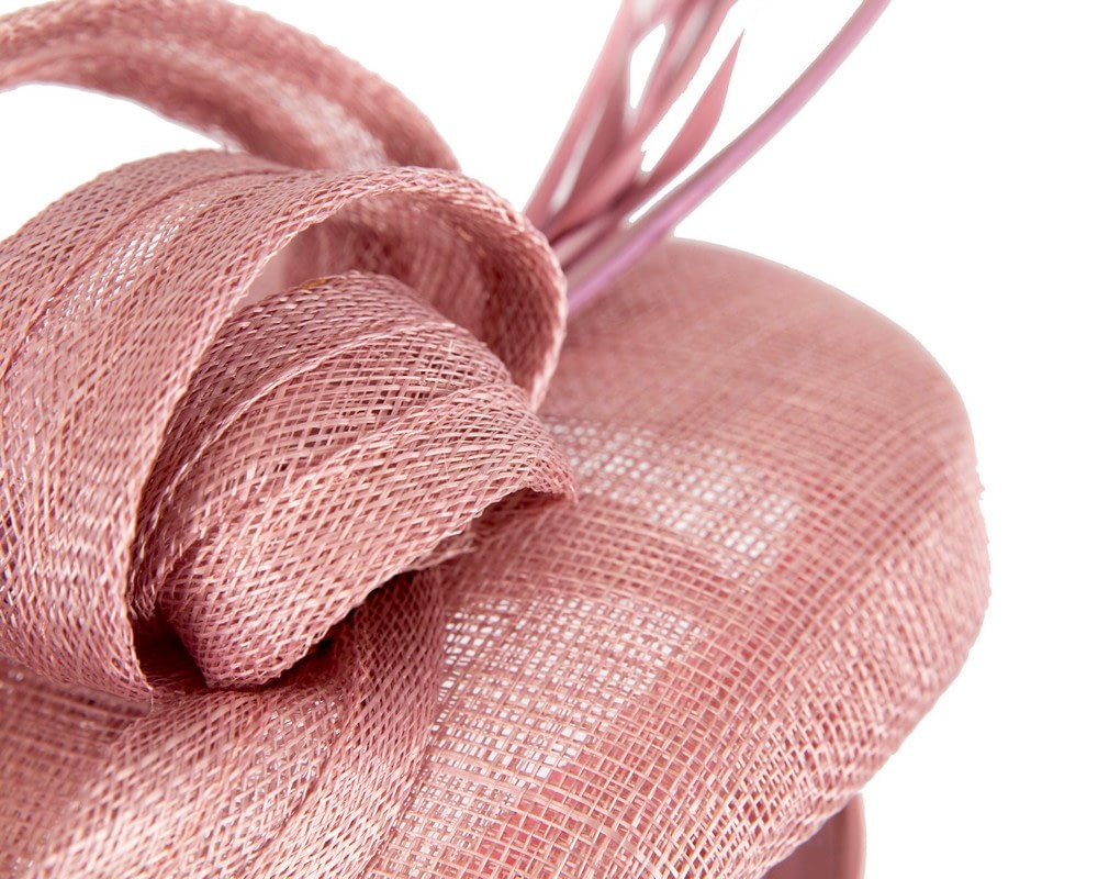 Max Alexander Dusty Pink Fascinator - Fascinators Online Max Alexander Dusty Pink Fascinator - Image 5