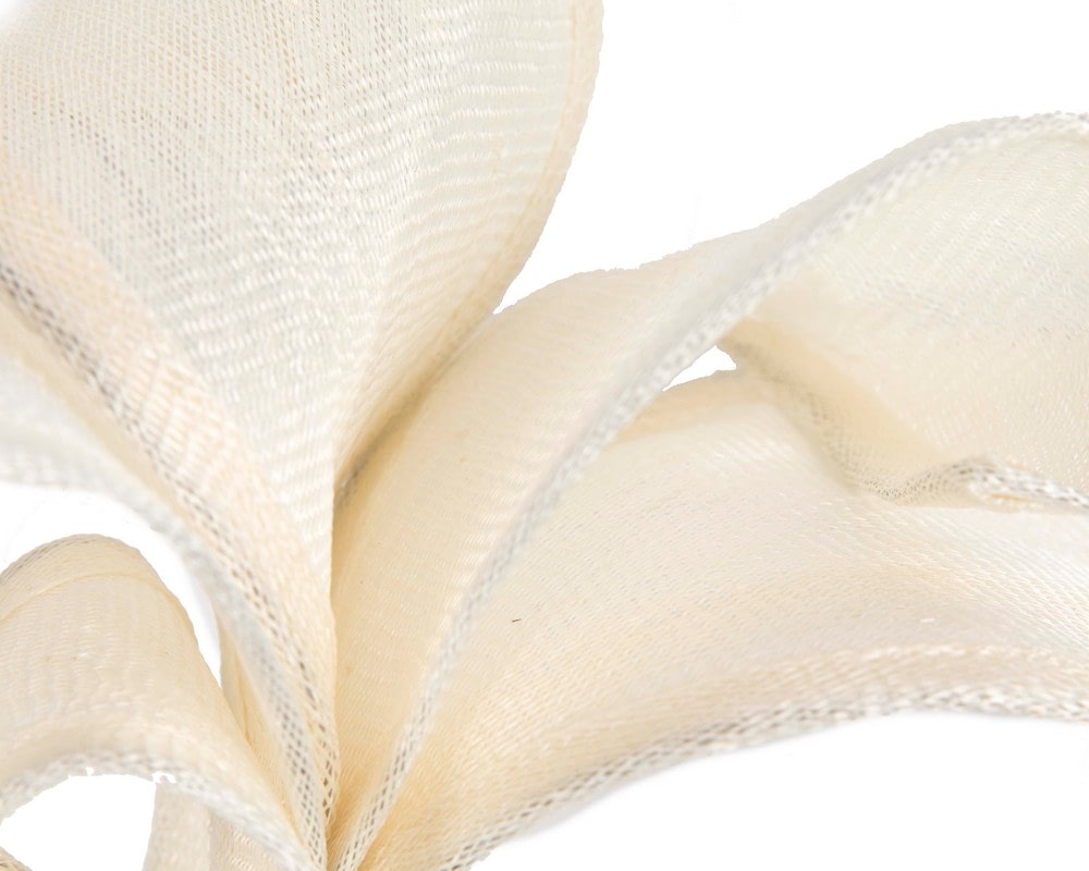Vibrant Cream Fascinator by Max Alexander - Fascinators Online Vibrant Cream Fascinator by Max Alexander - Image 3