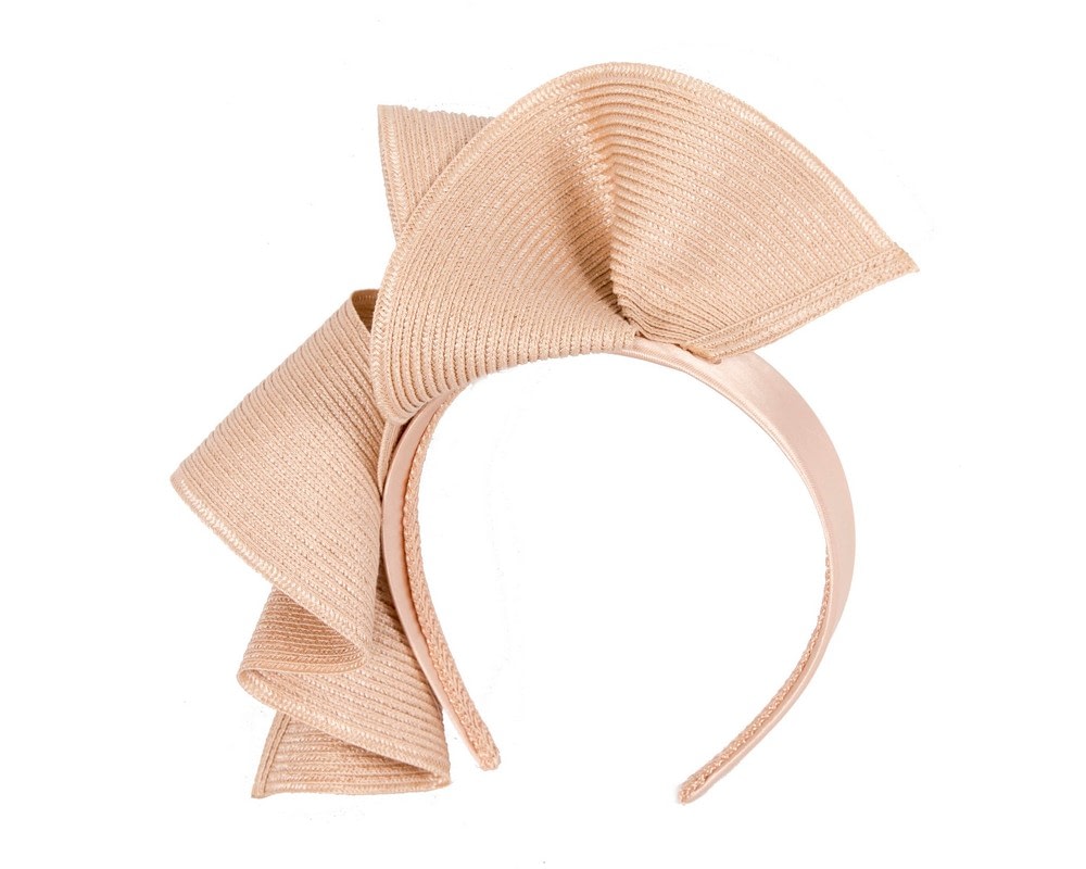 Fascinators Online - Stylish nude fascinator by Max Alexander