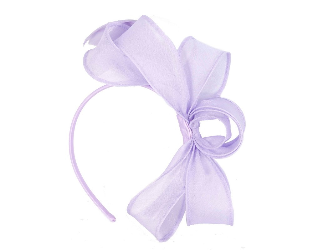 Small lilac racing fascinator by Max Alexander - Image 4