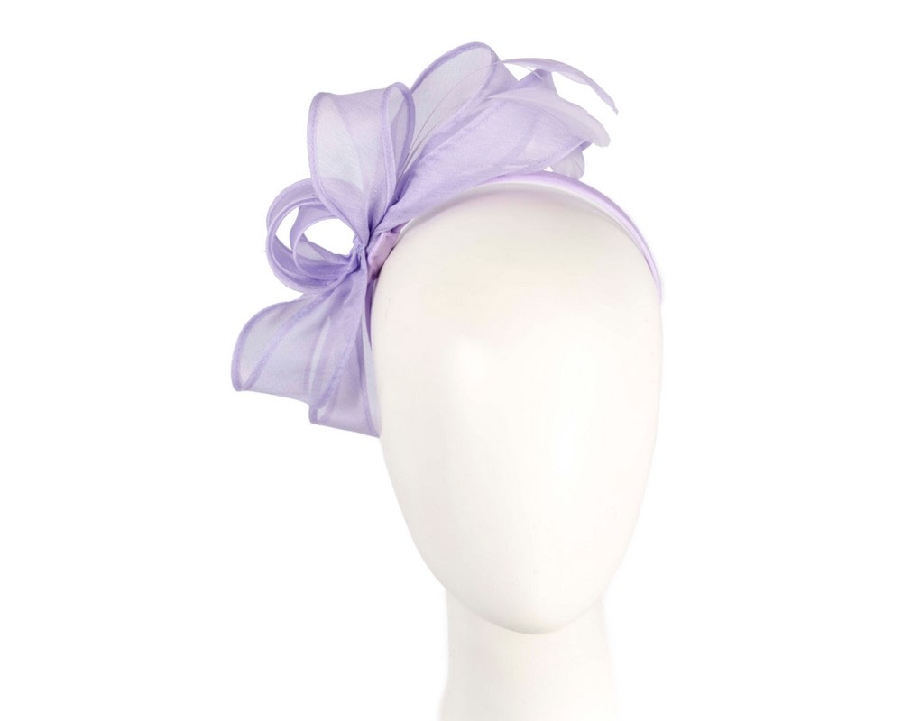 Fascinators Online - Small lilac racing fascinator by Max Alexander