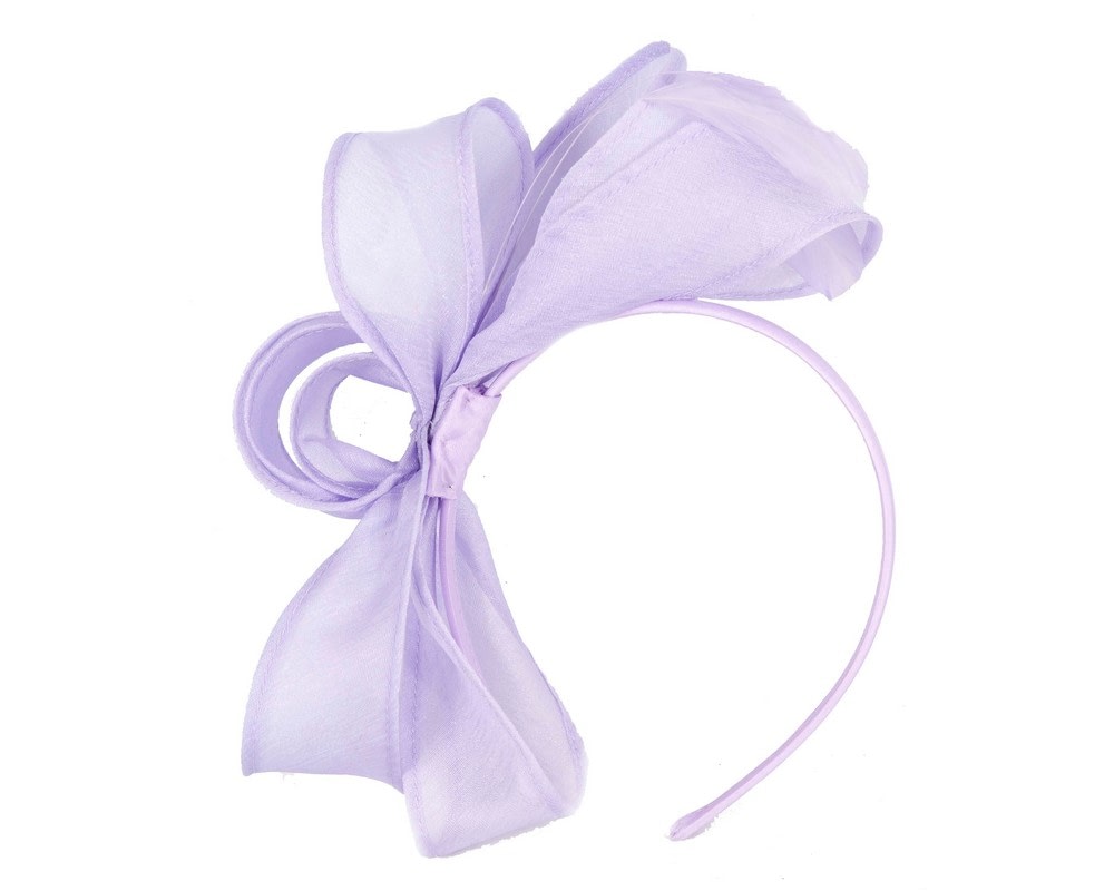 Fascinators Online - Small lilac racing fascinator by Max Alexander
