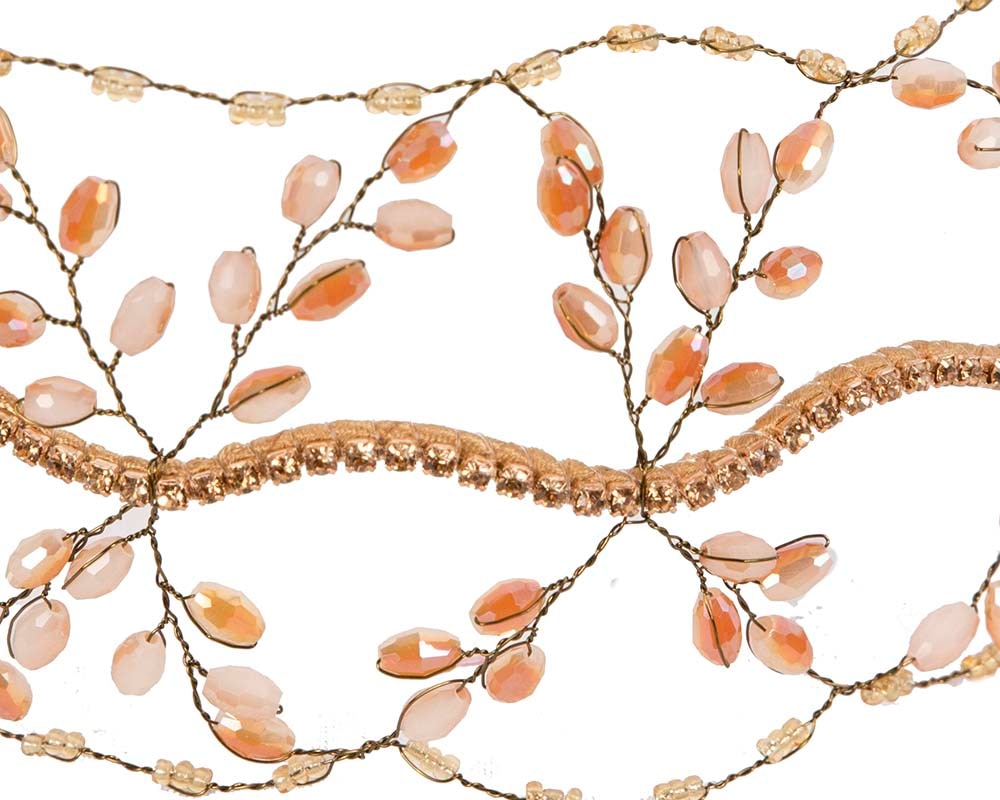 Delicate gold fascinator headband - Image 3