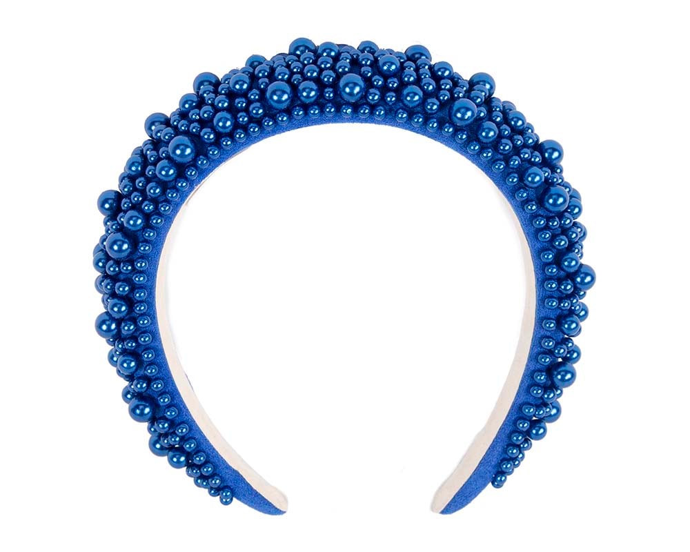 Fascinators Online - Stylish Royal Blue Fascinator Headband