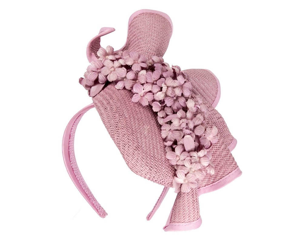 Fascinators Online - Bespoke lilac racing fascinator by Fillies Collection