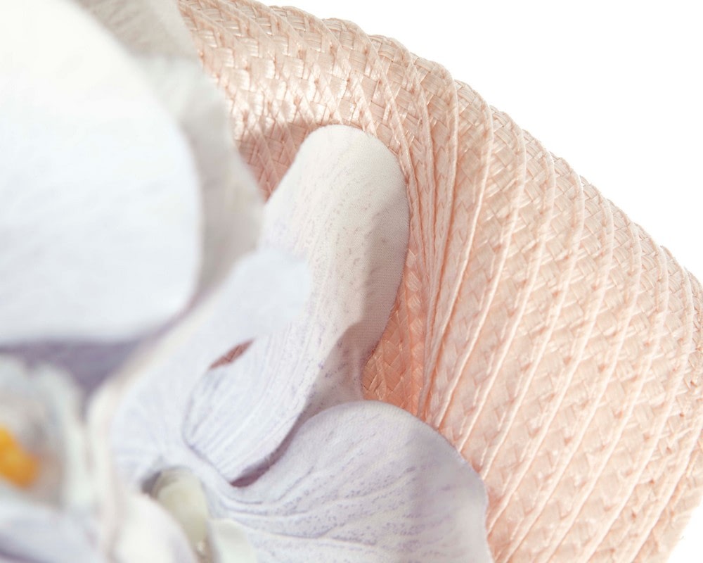 Astonishing pink & lilac fascinator with orchids by Fillies Collection - Fascinators Online Astonishing pink & lilac fascinator with orchids by Fillies Collection - Image 5