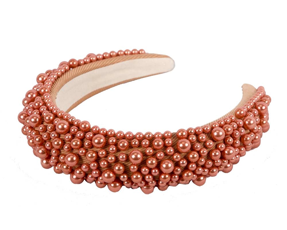 Fascinators Online - Stylish Bronze Fascinator Headband