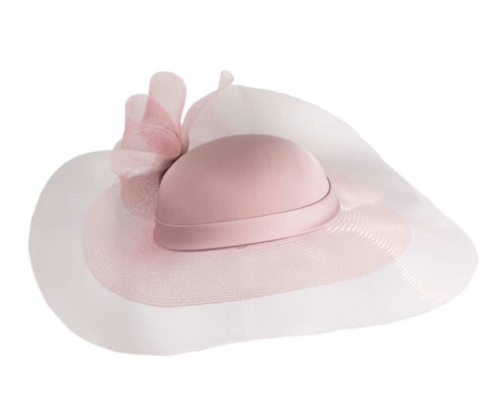 Custom made tea rose wide brim hat by Fillies Collection - Image 4