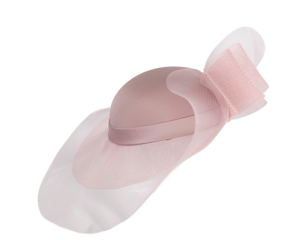 Custom made tea rose wide brim hat by Fillies Collection - Image 3