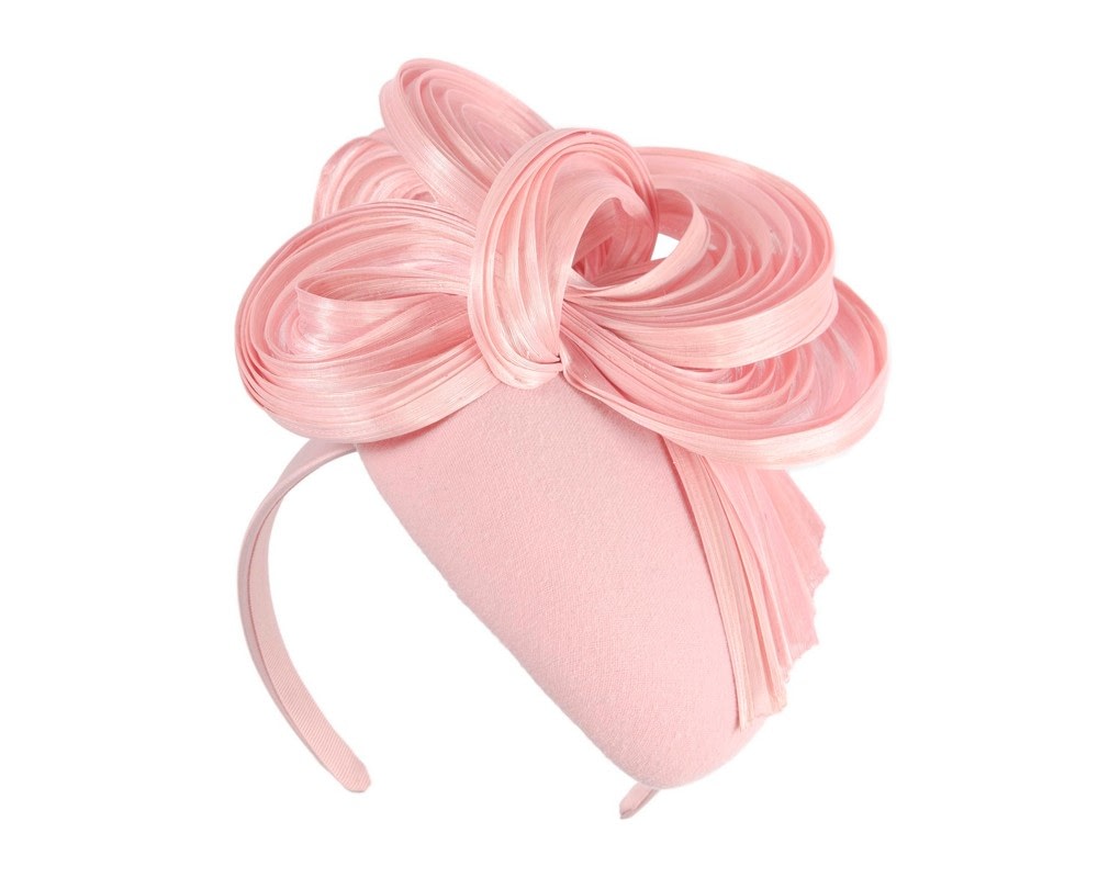 Fascinators Online - Exquisite pink winter racing fascinator by Fillies Collection