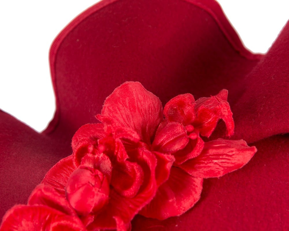 Bespoke fuchsia racing fascinator by Fillies Collection - Fascinators Online Bespoke fuchsia racing fascinator by Fillies Collection - Image 5