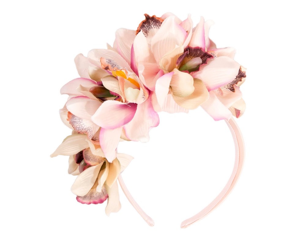 Fascinators Online - Floral Pink Fascinator - Max Alexander