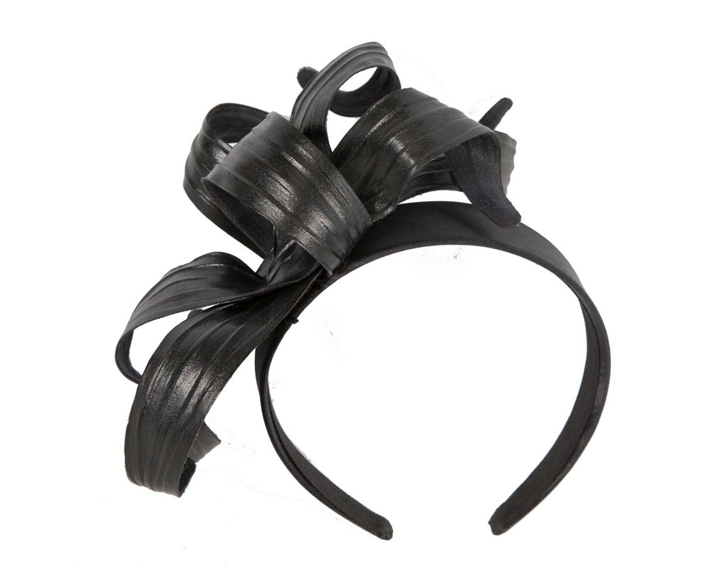 Fascinators Online - Stylish Black Bow Fascinator by Max Alexander