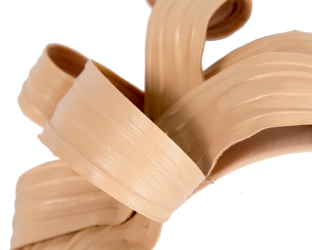 Stylish Nude Bow Fascinator by Max Alexander - Fascinators Online Stylish Nude Bow Fascinator by Max Alexander - Image 3