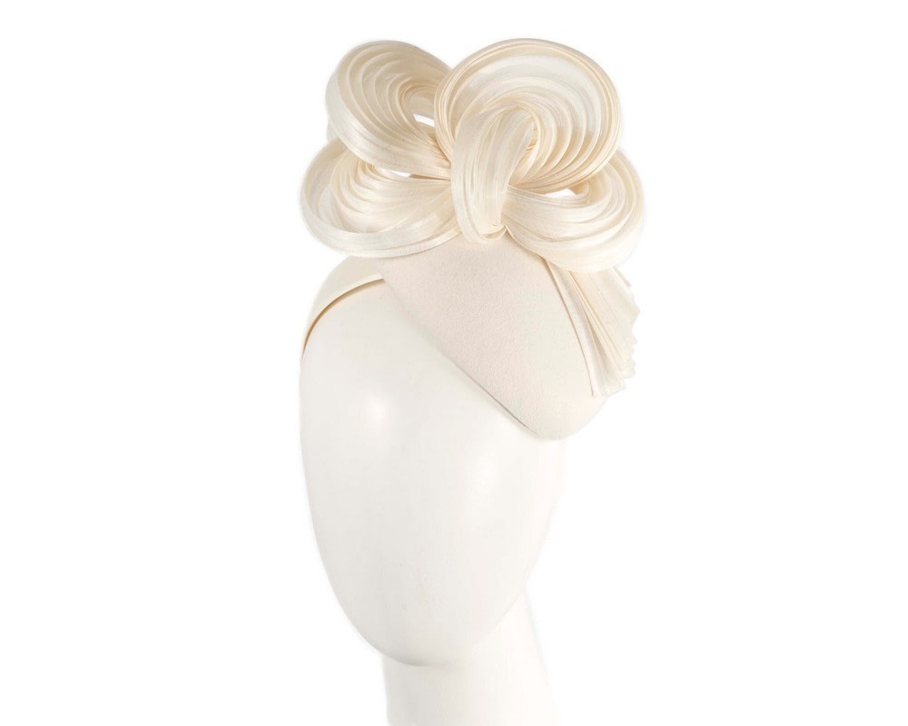 Fascinators Online - Exquisite cream winter racing fascinator by Fillies Collection