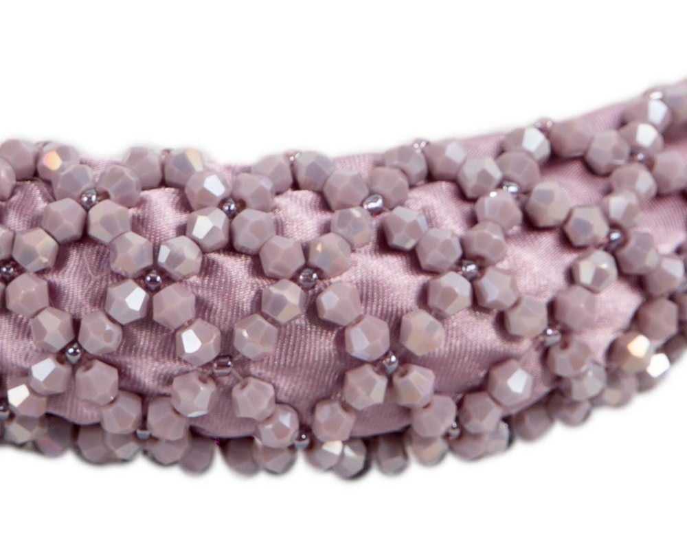 Fashion sparkling lilac fascinator headband - Image 3