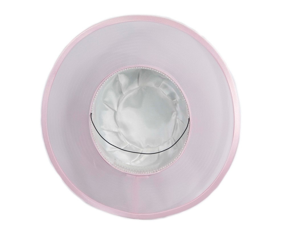 Pink boater hat by Cupids Millinery Melbourne - Image 5