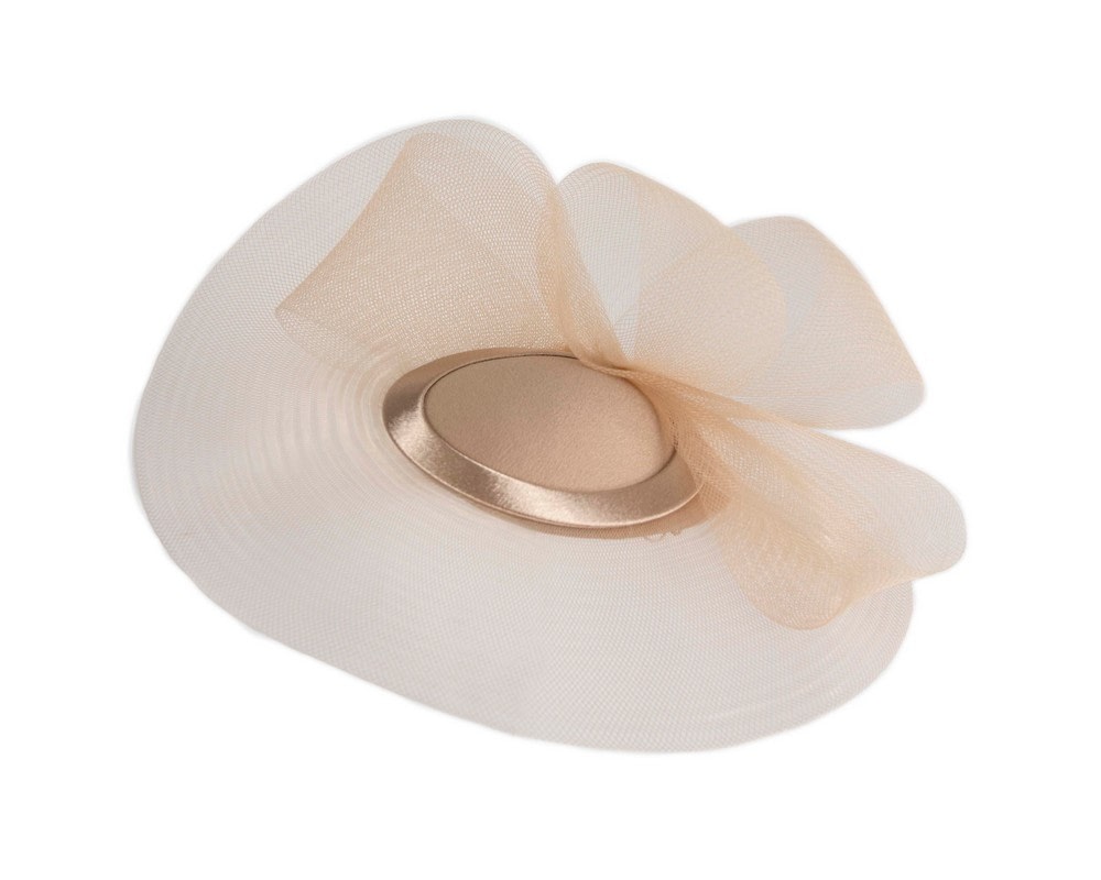 Fascinators Online - Cashew custom made Mother of the Bride cocktail hat