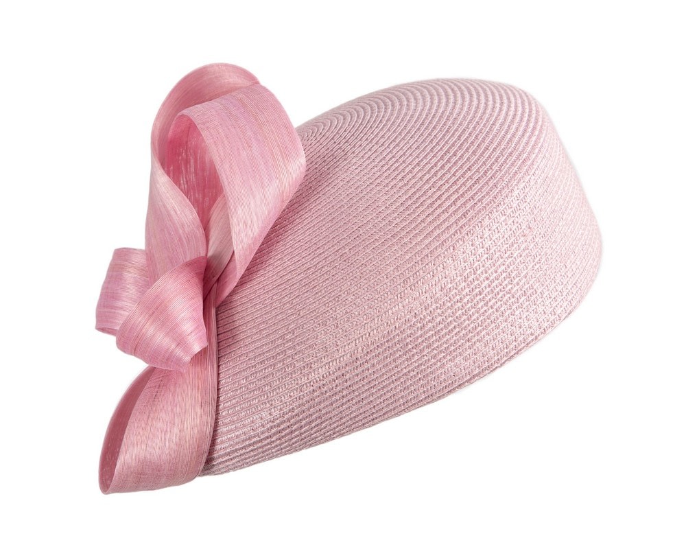 Fascinators Online - Dusty Pink beret hat with loops by Max Alexander