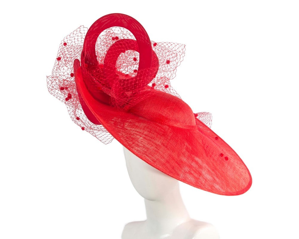 Fascinators Online - Large Fillies Collection Red Fascinator Hat
