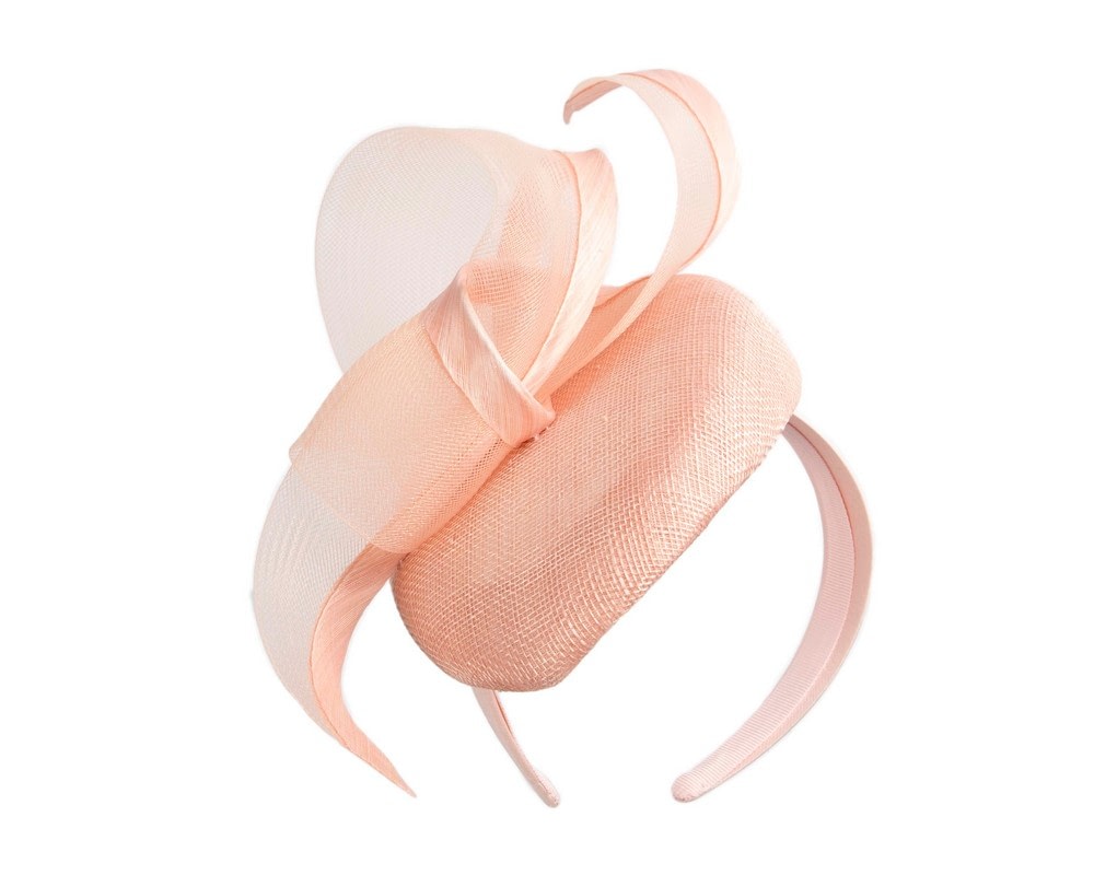 Fascinators Online - Elegant Pink Pillbox Fascinator for Spring Racing