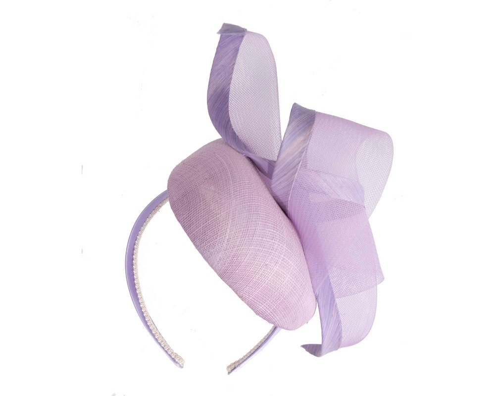 Elegant Lilac Pillbox Fascinator for Spring Racing - Fascinators Online Elegant Lilac Pillbox Fascinator for Spring Racing - Image 6