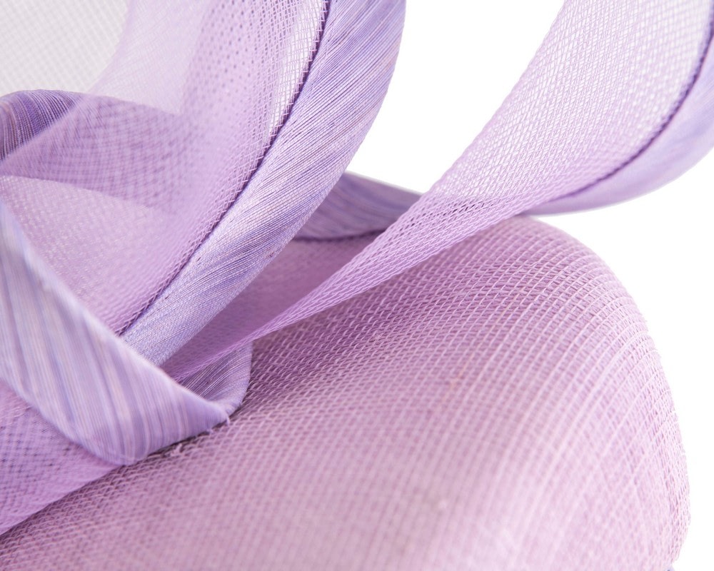 Elegant Lilac Pillbox Fascinator for Spring Racing - Fascinators Online Elegant Lilac Pillbox Fascinator for Spring Racing - Image 5