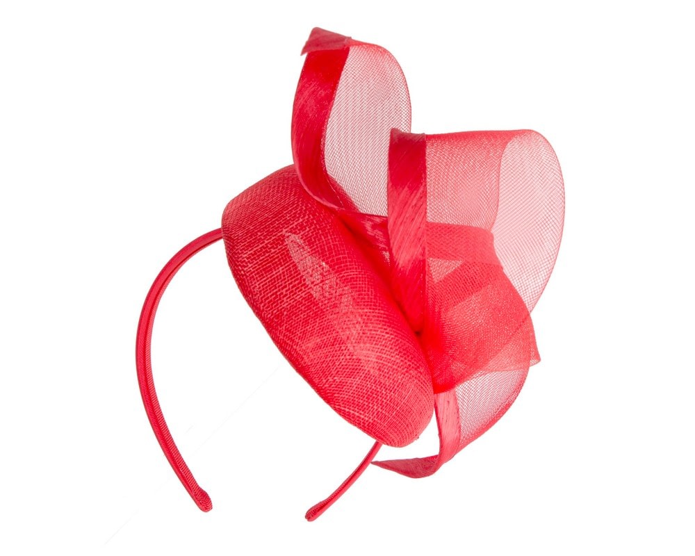 Elegant Red Pillbox Fascinator for Spring Racing - Fascinators Online Elegant Red Pillbox Fascinator for Spring Racing - Image 6